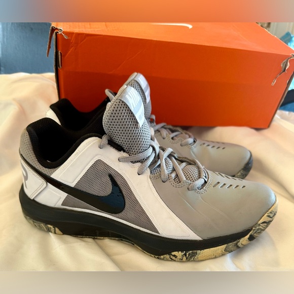 Nike Air Mavin Low Wolf Gray Metallic White Black Shoes 719924-005 Sz 7 With Box - Picture 3 of 10